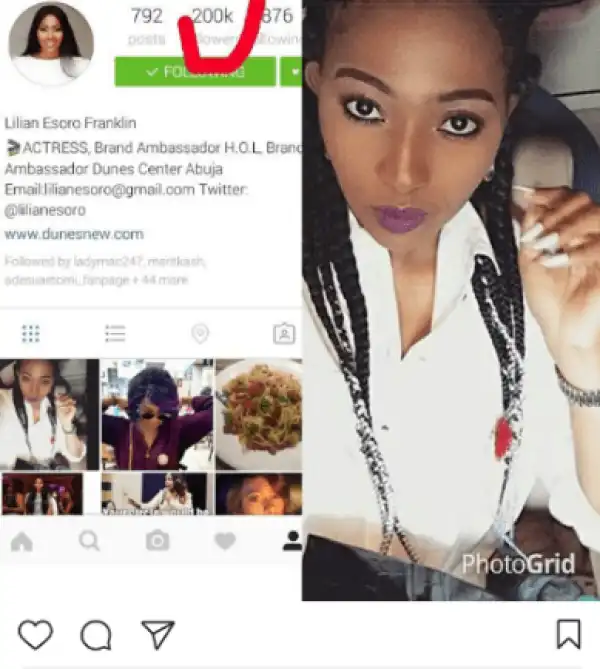 Actress Lilian Esoro Removes 